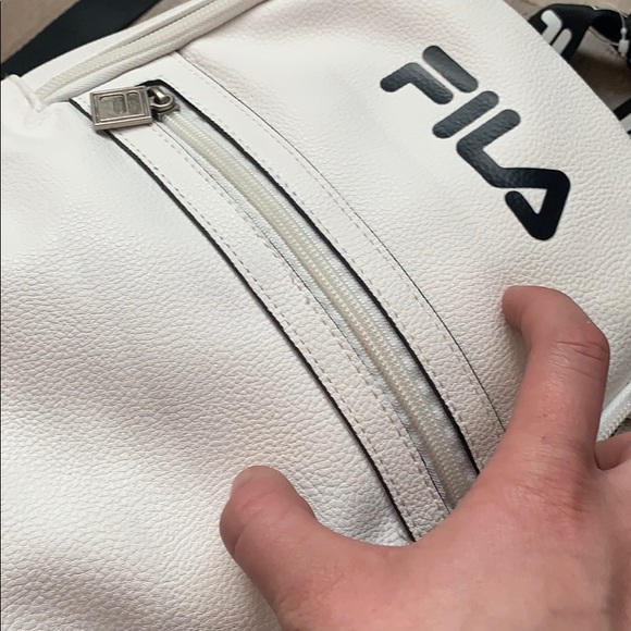 Fila White and Black Women's Backpack - Picture 2 of 5